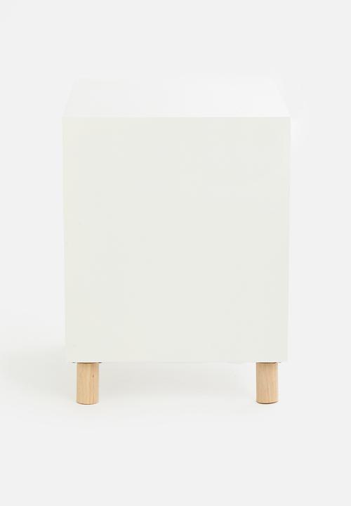 Native Decor - Thendo bedside pedestal - white