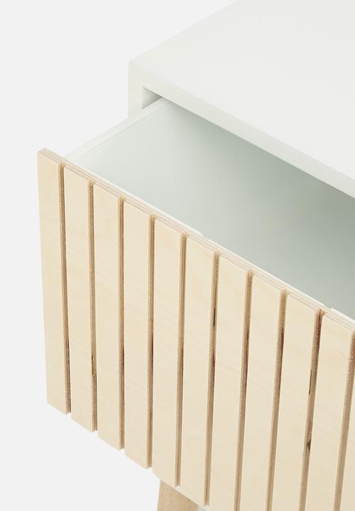 Native Decor - Thendo bedside pedestal - white