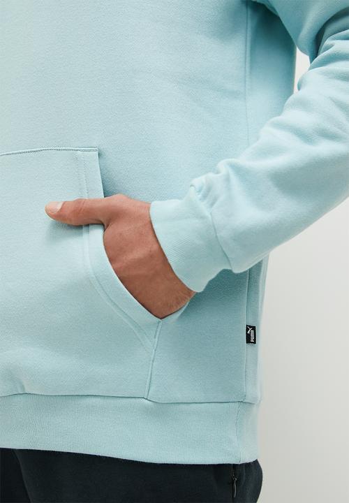 PUMA - ESS+ 2 Col Big Logo Hoodie FL-Turquoise Surf
