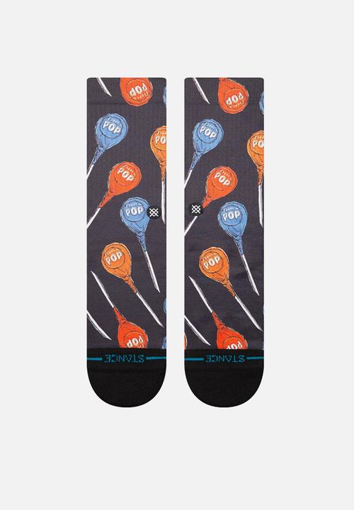 Stance Socks - Tootsie pop crew - black