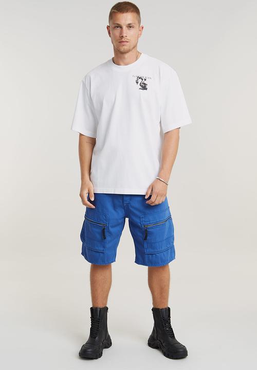 G-STAR - Industry back gr boxy r tSigne jersey o - white