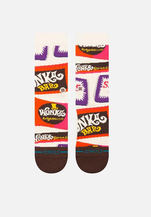 Stance Socks - Wonka bars crew - brown