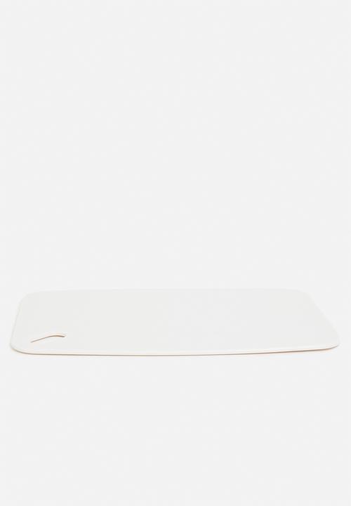 Excellent Houseware - Rumi cutting board set of 2 - coral & white