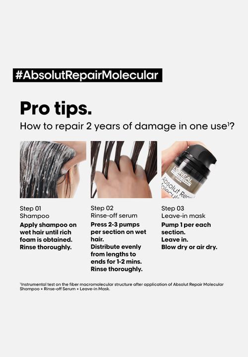 L’Oreal Professionnel - Absolut Repair Molecular Repairing and Rebuilding Leave in Mask -100ml
