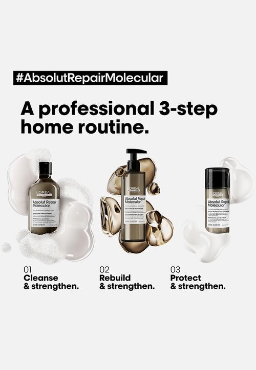 L’Oreal Professionnel - Absolut Repair Molecular Restoring Strengthening Shampoo- 300ml