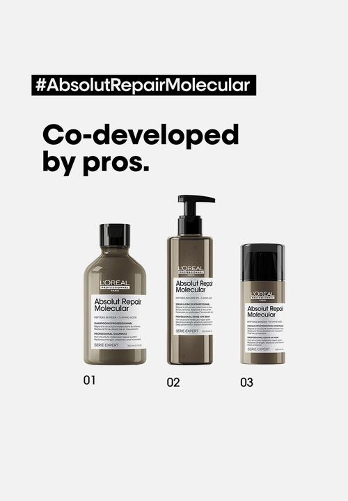 L’Oreal Professionnel - Absolut Repair Molecular Restoring Strengthening Shampoo- 300ml