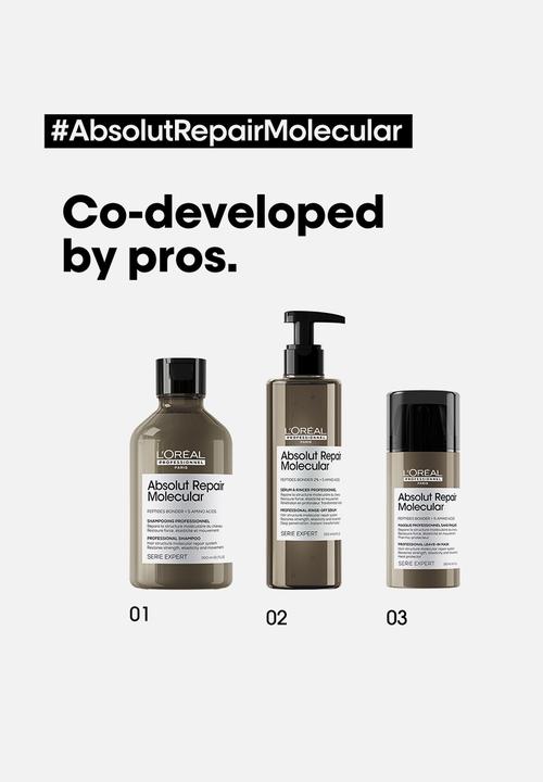 L’Oreal Professionnel - Absolut Repair Molecular Rinse off Serum for Damaged Hair - 250ml