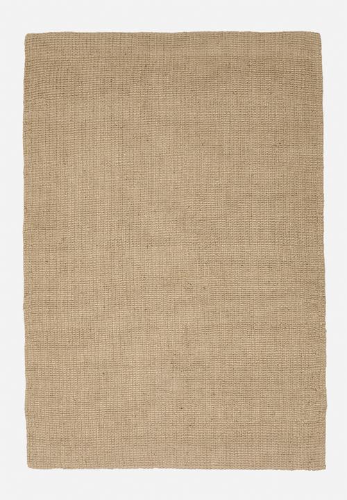 SF Collection - Chunky Jute Sisal Rug - Natural 