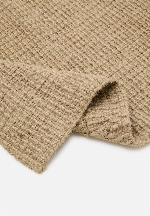 SF Collection - Chunky Jute Sisal Rug - Natural 