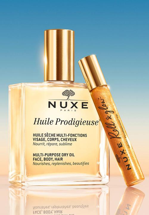 NUXE - Huile Prodigieuse 100ml + Roll & Glow