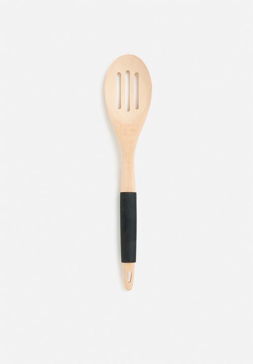 Excellent Houseware - Natura serving spoon set of 3 - natural