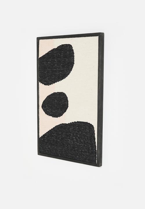 Sixth Floor - Trinity Wall Art - Natural & Black