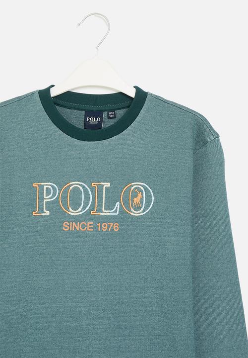 POLO - Boys damian long sleeve tee - teal