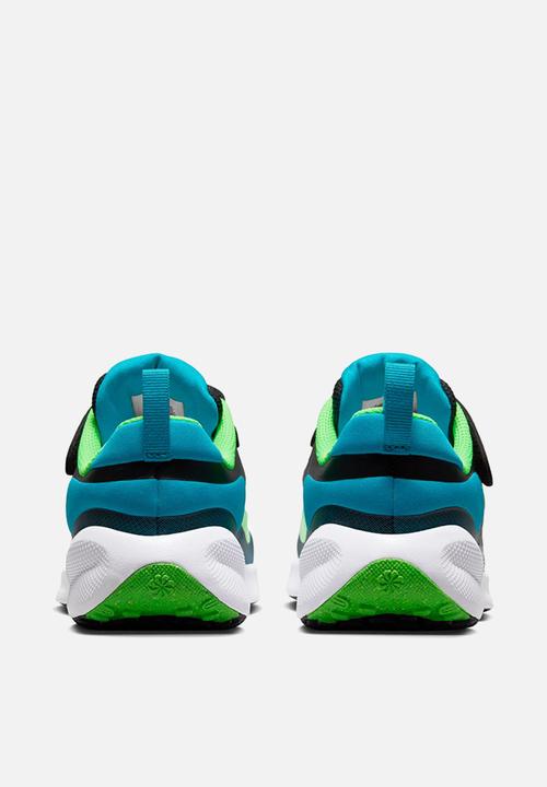 Nike - Nike Revolution 7 (Psv) - Black/Green Strike-Football Grey