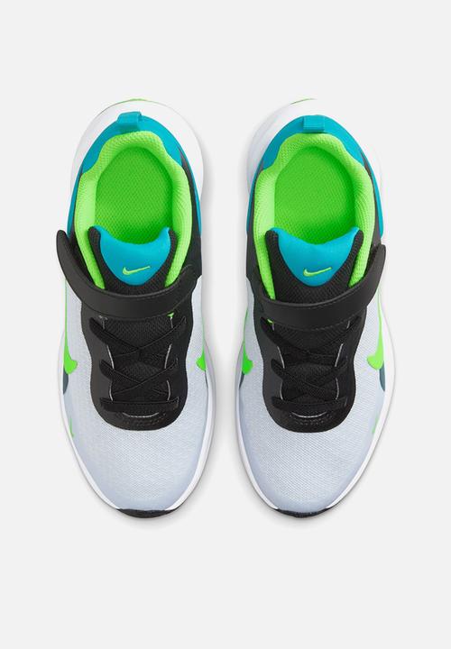 Nike - Nike Revolution 7 (Psv) - Black/Green Strike-Football Grey