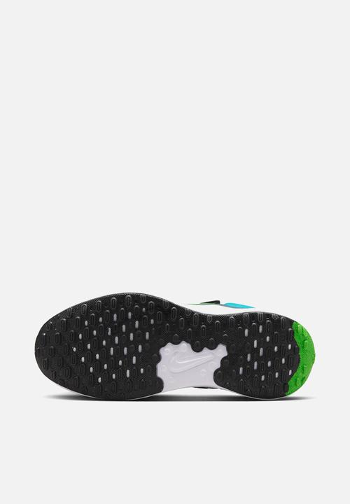 Nike - Nike Revolution 7 (Psv) - Black/Green Strike-Football Grey