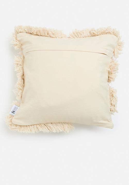 Sixth Floor - Shaggy cushion cover- Natural