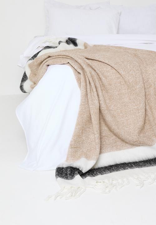 Sixth Floor - Faux Mohair Throw - Multi