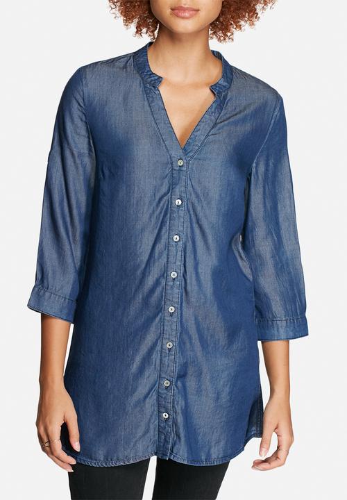 VILA - Rams Long Denim Shirt