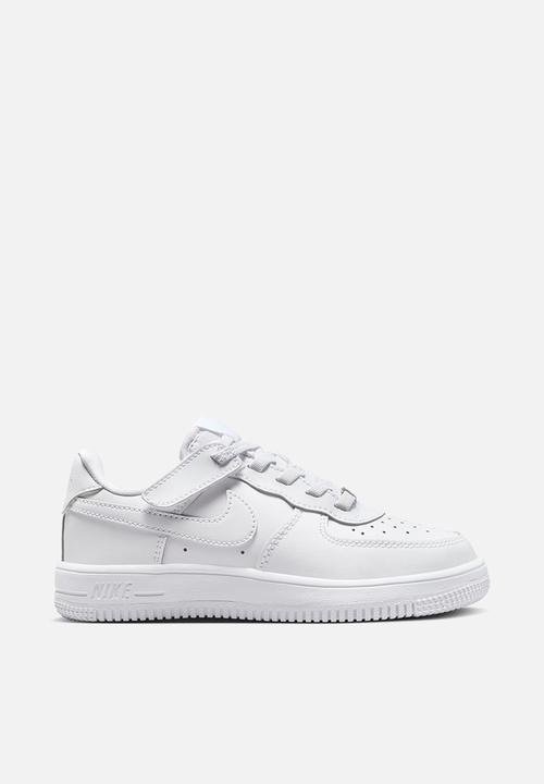 white air force ones youth