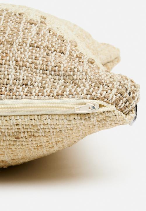 Sixth Floor - Scape jute cushion cover - natural