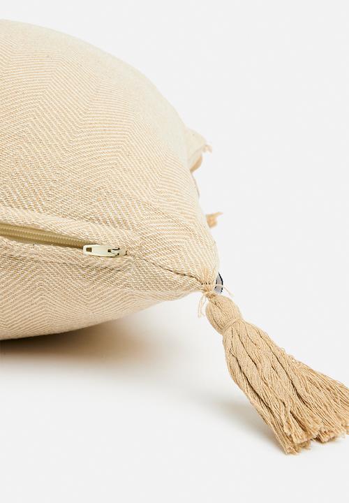 Sixth Floor - Herringbone cushion cover 40x60 - natural