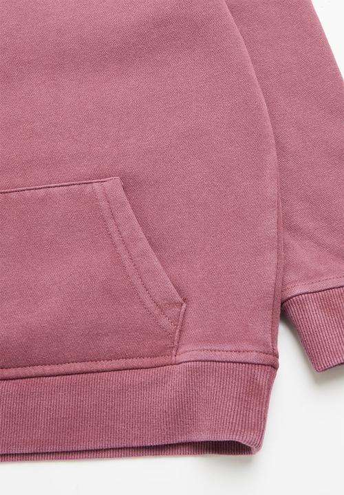 Cotton On - Multipack milo hoodie & marlo trackpant - vintage berry pigment dye