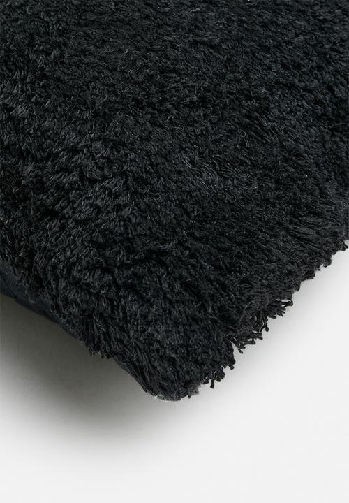 Sixth Floor - Block Tuft cushion cover- Black & Natural