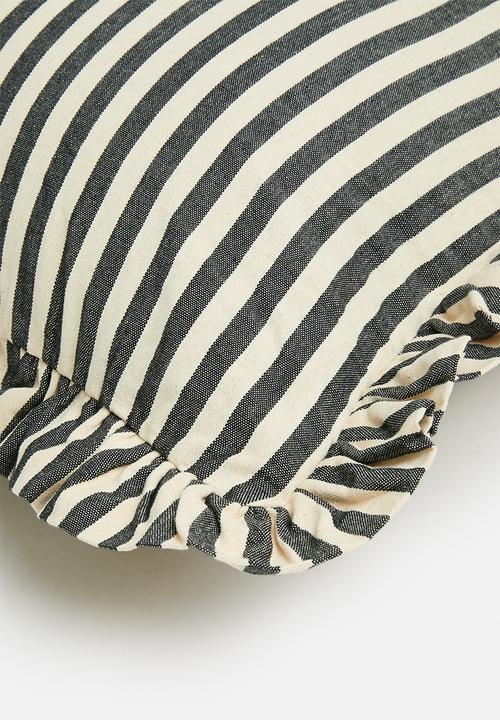 Sixth Floor - Frufru cushion cover- Black & White