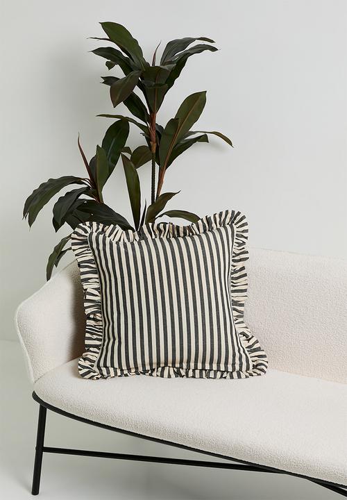 Sixth Floor - Frufru cushion cover- Black & White