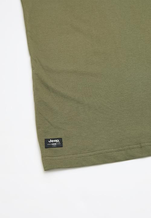 JEEP - Plus fashion graphics tee - fatigue