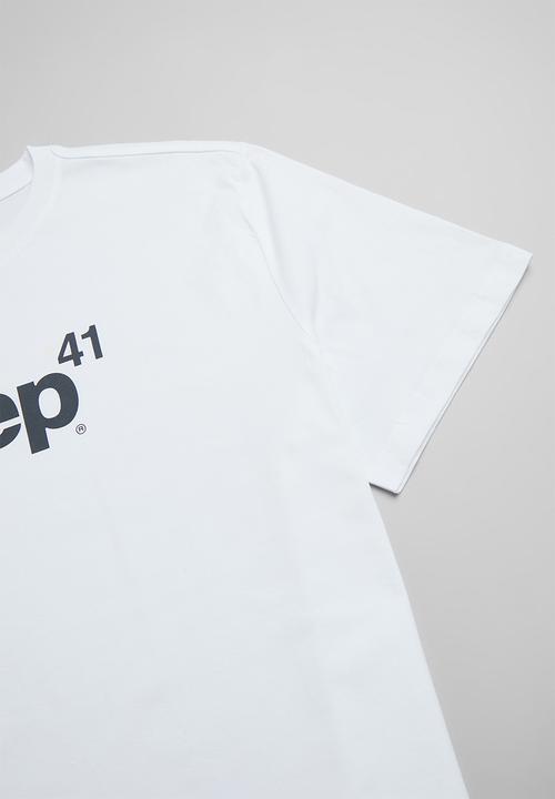 JEEP - Plus jeep 41 logo print tee - white