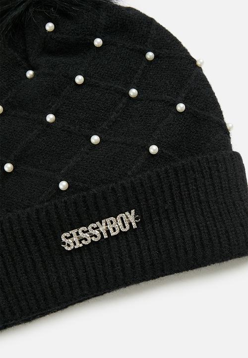 SISSY BOY - Gem beanie - black