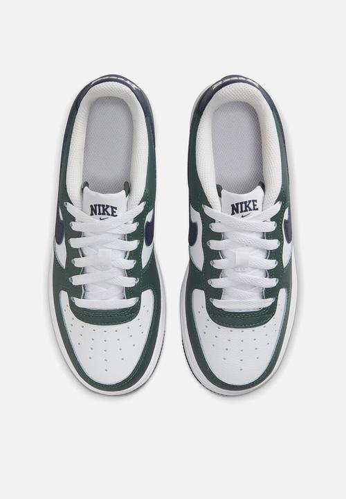 Nike - Nike Air Force 1 Gs - Vintage Green/Obsidian-White