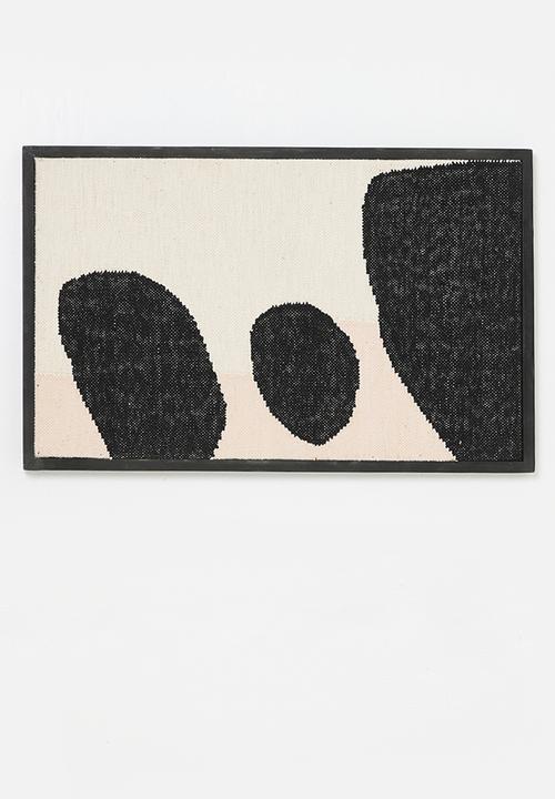 Sixth Floor - Trinity Wall Art - Natural & Black