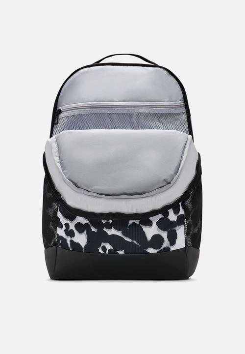 Nike - Backpack (Medium, 24L) -LT SMOKE GREY/BLACK/TOTAL ORANGE