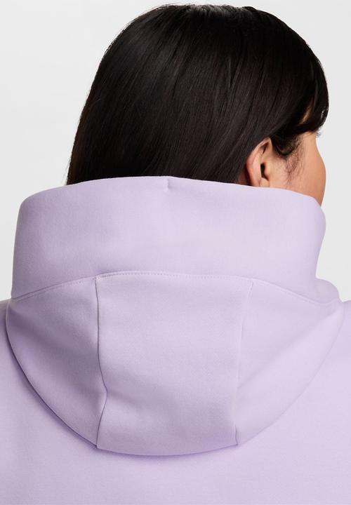Nike - Plus w nsw phnx flc os po hoodie pl - violet mist/sail