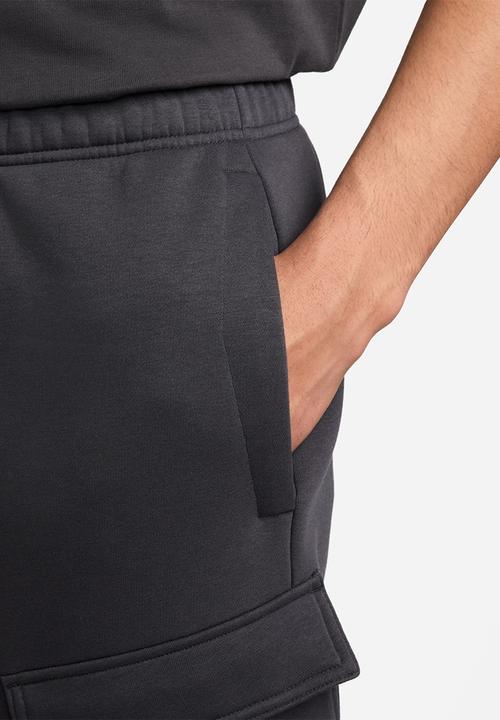 Nike - NSW Nike Air  Fleece Cargo Trousers - dk smoke grey/black