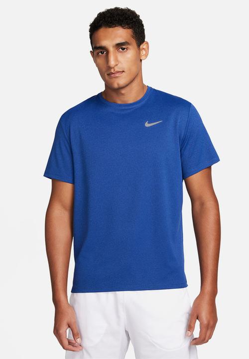 blue nike miler top