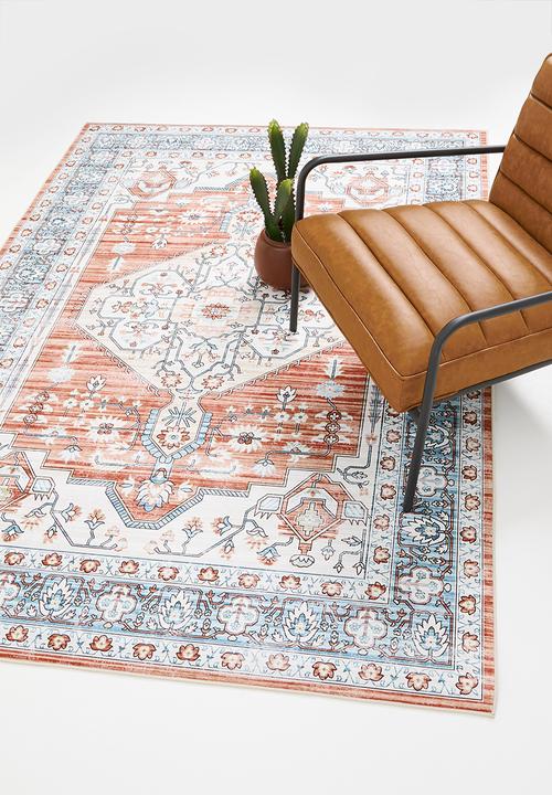 Fotakis - Option rug - Antique Rust & Blue