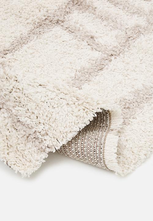 Fotakis - Shaggy Rug Staggered Lines  - Natural