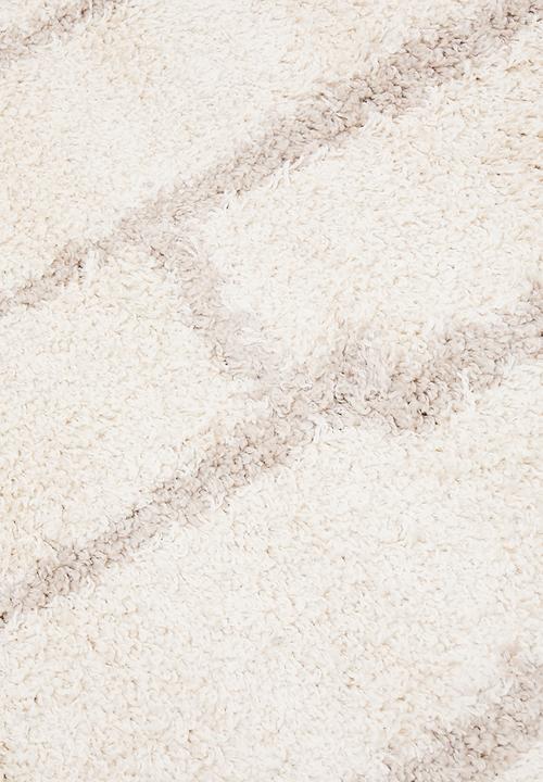 Fotakis - Shaggy Rug Staggered Lines  - Natural