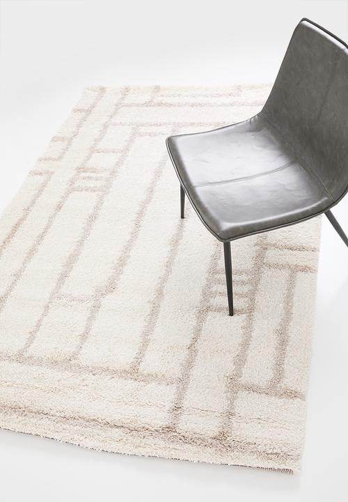 Fotakis - Shaggy Rug Staggered Lines  - Natural