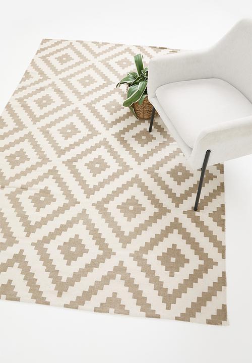 Sixth Floor - Jagger jeo printed rug - Caramel