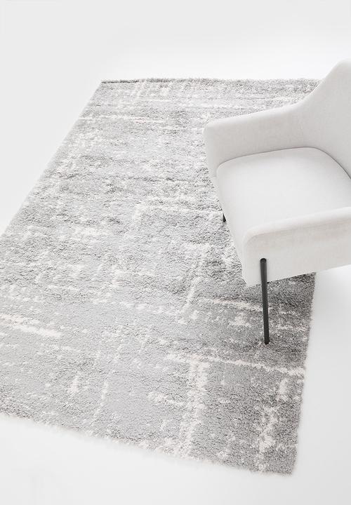 Fotakis - Shaggy Distressed Rug - Grey