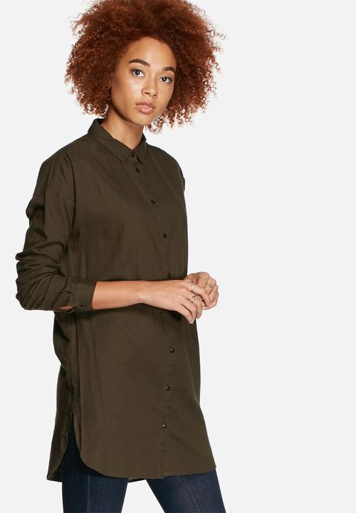 VILA - Liza Long Soft Shirt