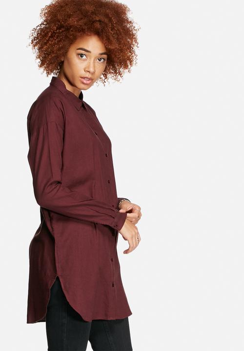 VILA - Liza Long Soft Shirt
