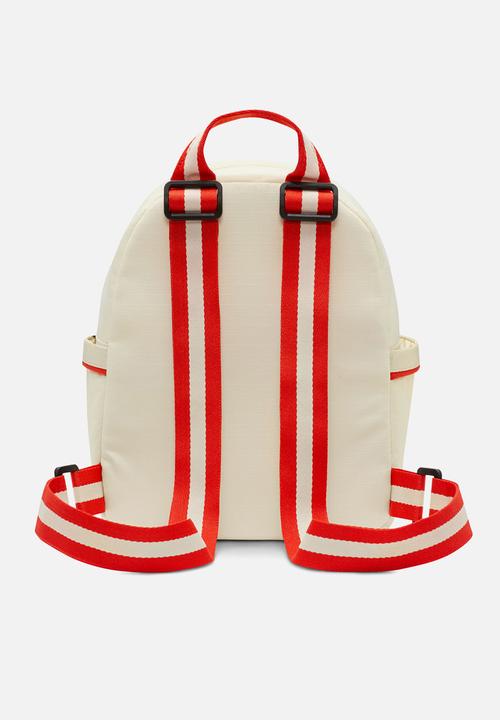 Nike - Mini backpack (6l) - coconut milk/picante red/black