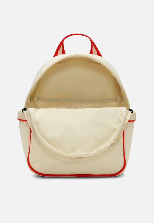 Nike - Mini backpack (6l) - coconut milk/picante red/black