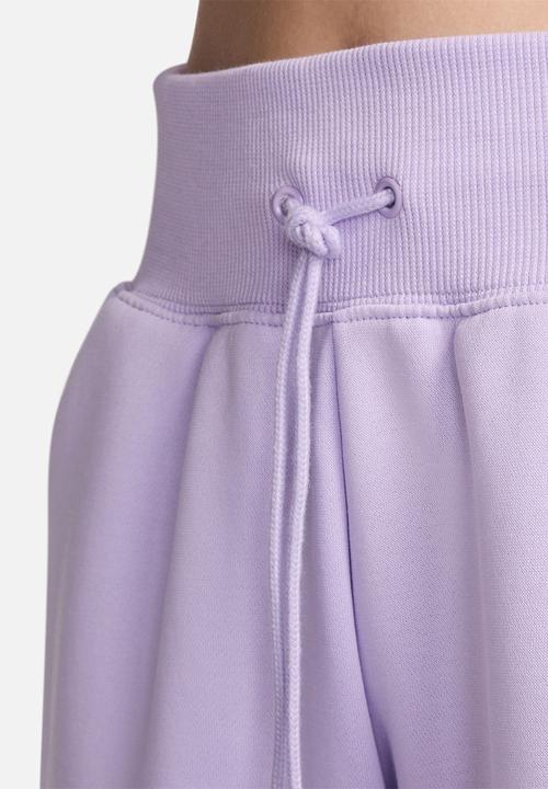Nike - W nsw phnx flc hr os pant - violet mist/sail